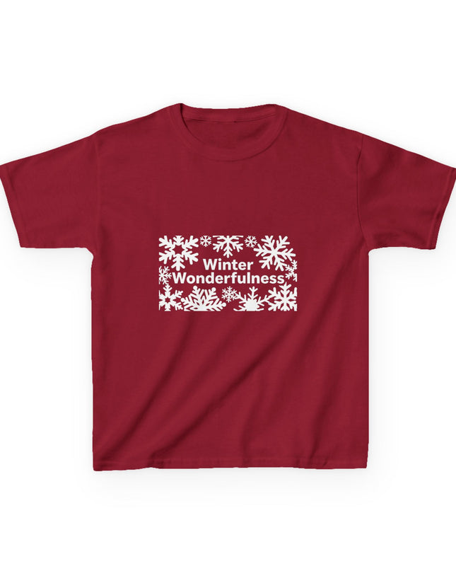 "Winter Wonderfulness" Kids Heavy Cotton Tee