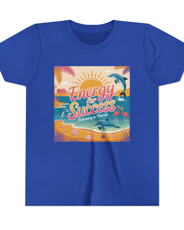 "February in Florida, Energy for Success" Youth Short Sleeve Tee