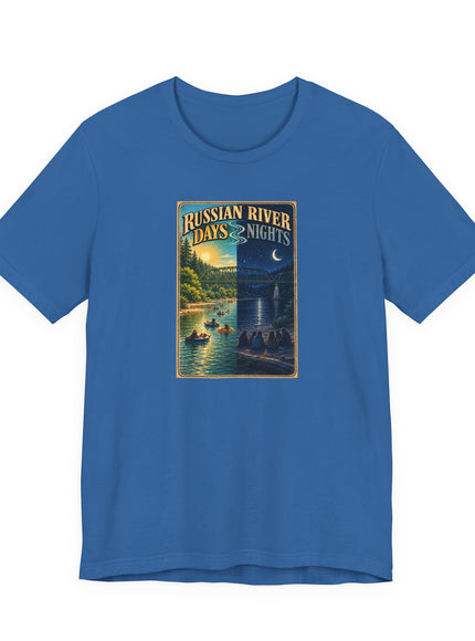 "Russian River Days, Russian River Nights" Unisex Jersey Short Sleeve Tee
