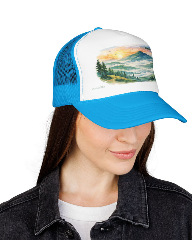 "Marin County, Where the Hills Meet the Sky" Foam Trucker Hat