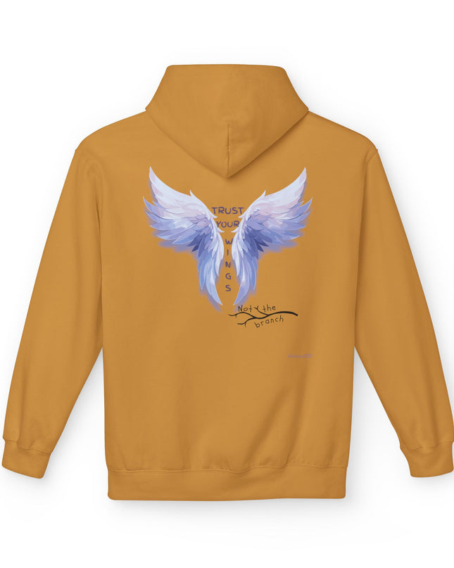 "Trust your Wings, Not the Branch" Unisex Midweight Softstyle Fleece Hoodie