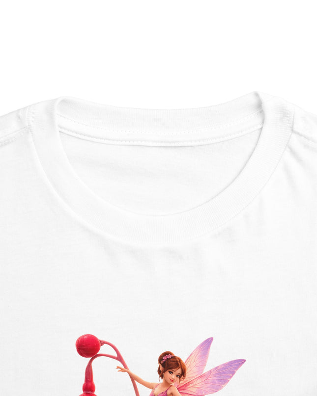 "Fuchsia Fairy" Toddler Short Sleeve Tee