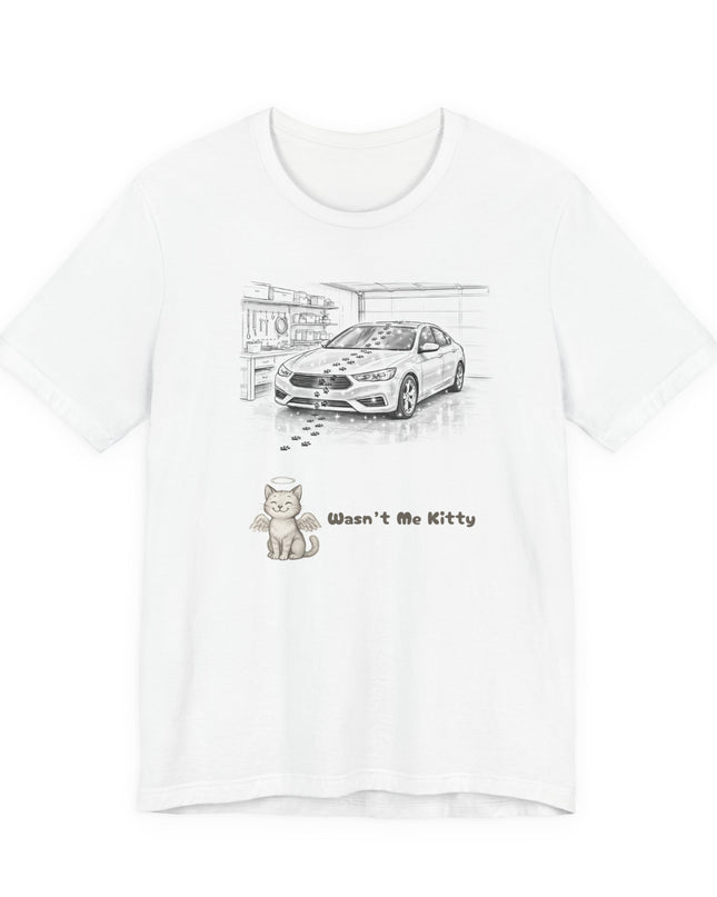 "Wasn't Me Kitty - Garage" Unisex Jersey Short Sleeve Tee