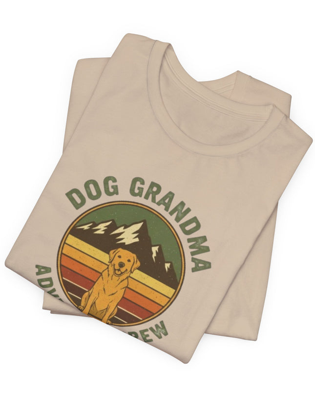 "Dog Grandma Adventure Crew" Unisex Jersey Short Sleeve Tee
