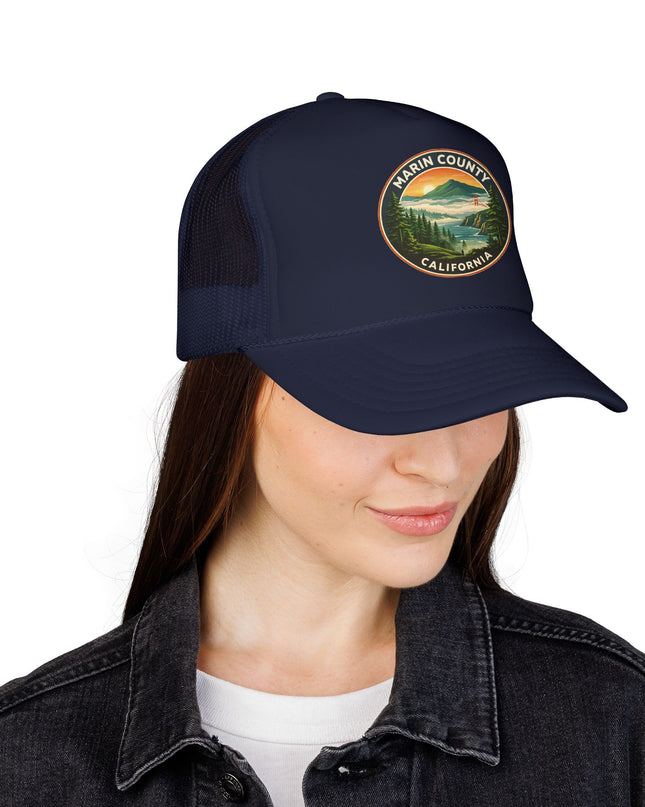 "Marin County, Above the Fog" Foam Trucker Hat