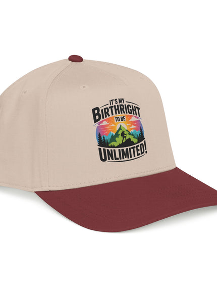 "It's my Birthright to be Unlimited" Mid Profile Baseball Cap