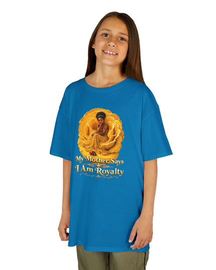 "My Mother Says I am Royalty" Kids Heavy Cotton Tee