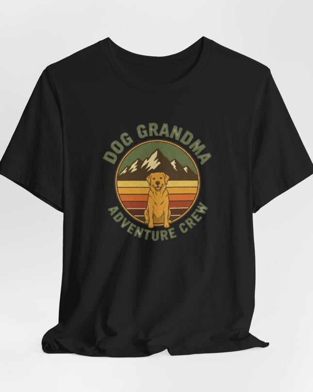 "Dog Grandma Adventure Crew" Unisex Jersey Short Sleeve Tee