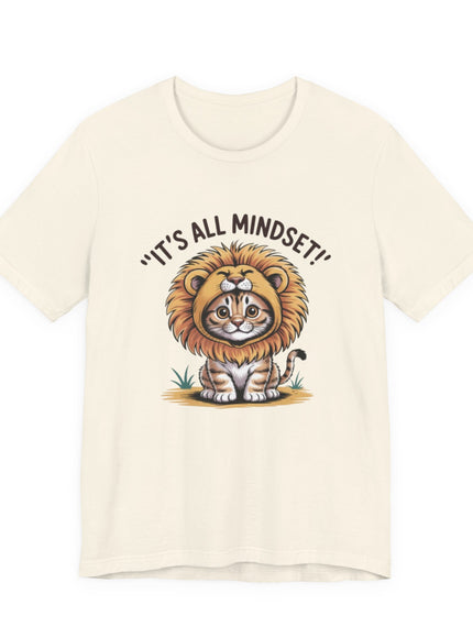 "Mindset Lion" Unisex Jersey Short Sleeve Tee