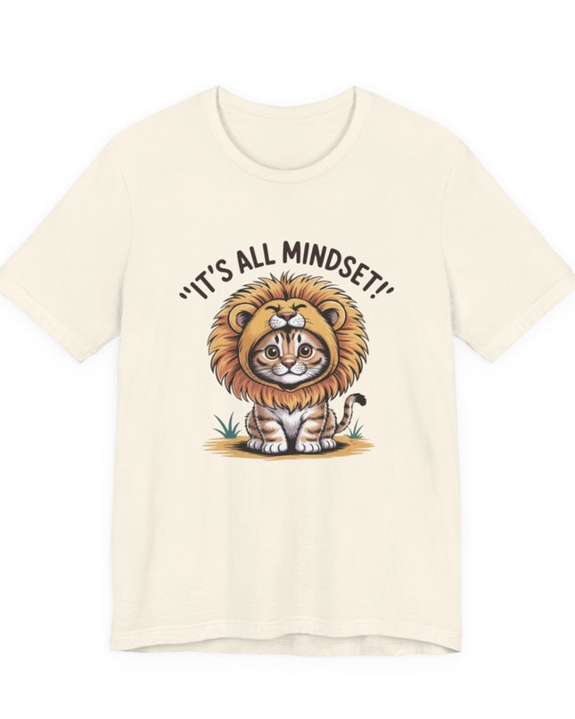 "Mindset Lion" Unisex Jersey Short Sleeve Tee