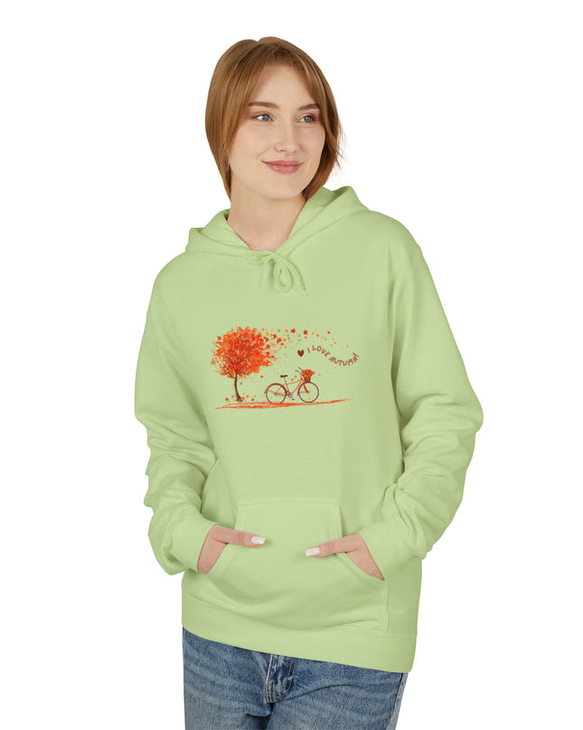 "I Love Autumn" Unisex Midweight Softstyle Fleece Hoodie