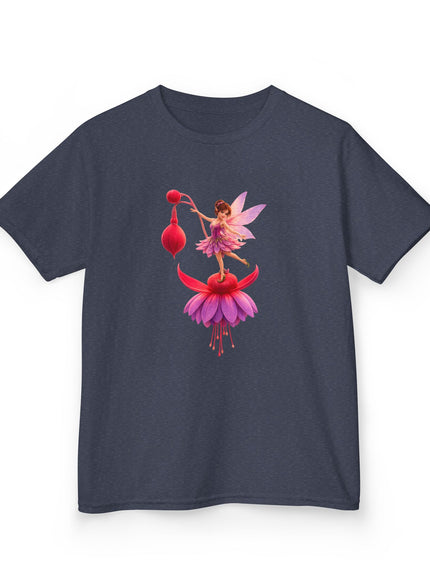 "Fuchsia Fairy" Kids Heavy Cotton Tee