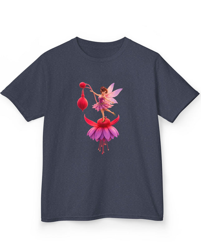 "Fuchsia Fairy" Kids Heavy Cotton Tee