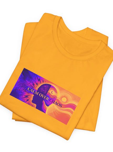 "Calm Over Chaos- Vivid" Unisex Jersey Short Sleeve Tee