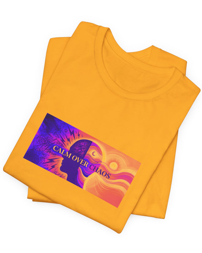 "Calm Over Chaos- Vivid" Unisex Jersey Short Sleeve Tee