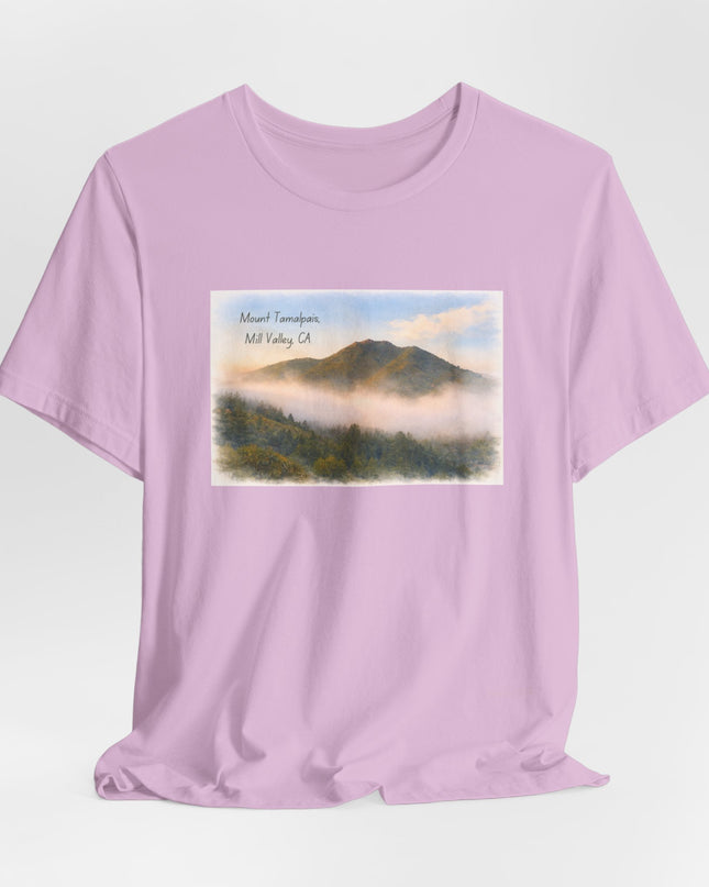 "Mount Tamalpais, Mill Valley, California" Unisex Jersey Short Sleeve Tee