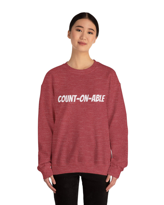 "Count-on-able" Unisex Adult Sweatshirt