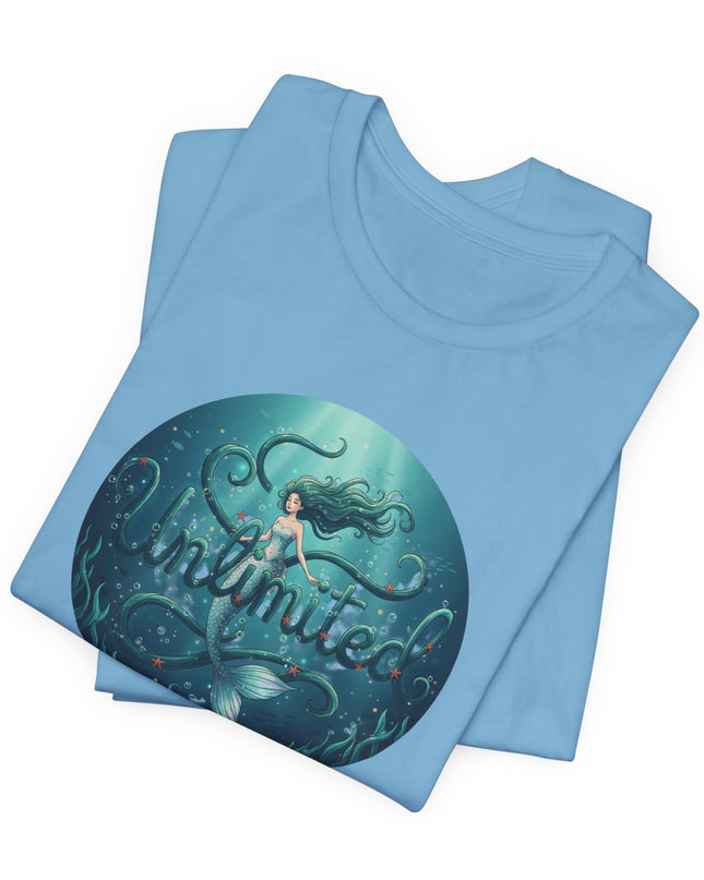 "Unlimited Mermaid" Unisex Jersey Short Sleeve Tee