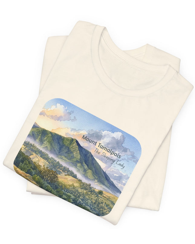 "Mount Tamalpais, the Sleeping Lady" Unisex Jersey Short Sleeve Tee