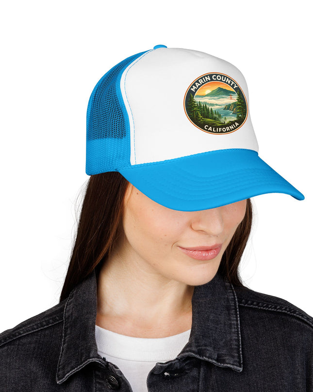 "Marin County, Above the Fog" Foam Trucker Hat