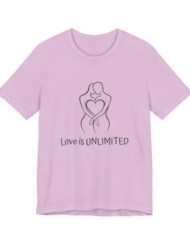 "Love is Unlimited" Unisex Jersey Short Sleeve Tee