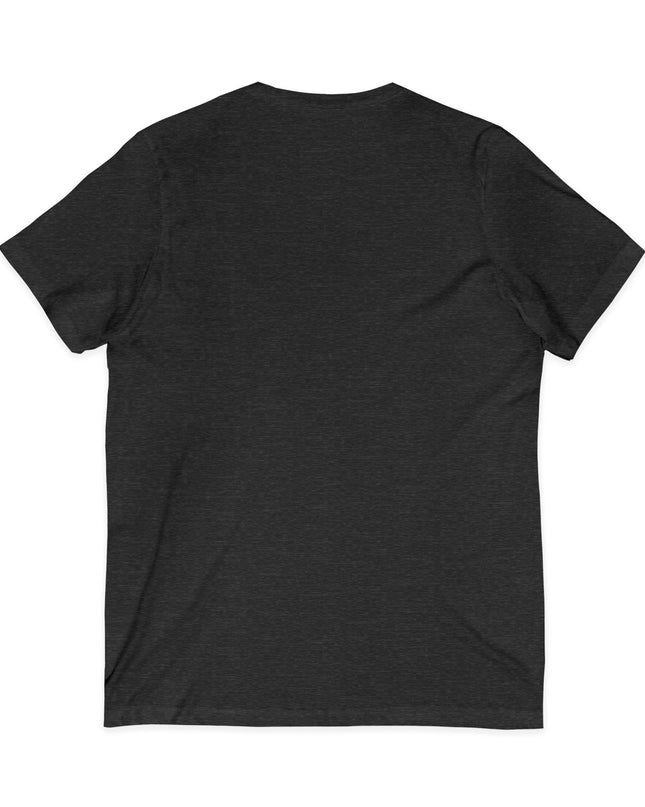 "Be the Rainbow in Someone's Cloud" Unisex Jersey Short Sleeve V-Neck Tee