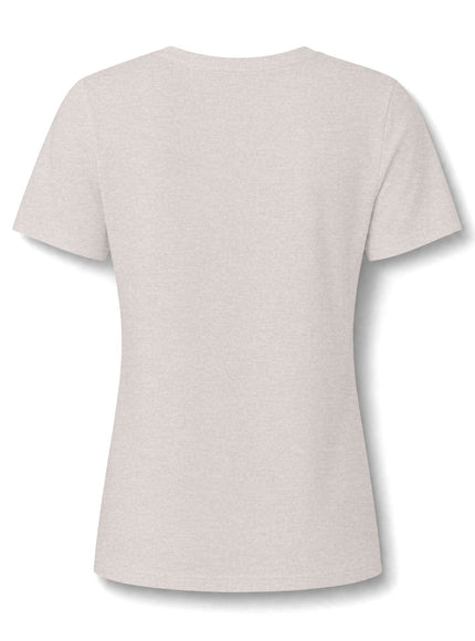 "Marin County, Above the Fog - no text" Women’s Relaxed Heather CVC V-Neck Tee