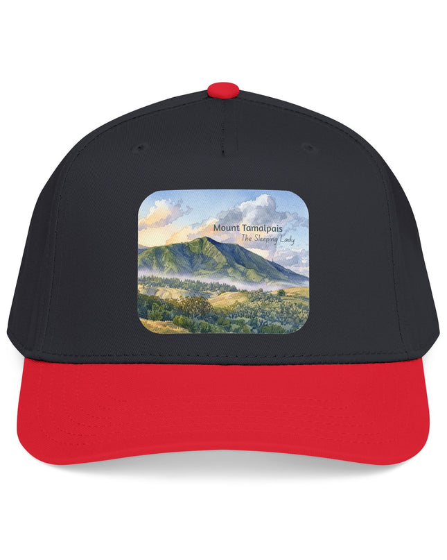 "Mount Tamalpais, the Sleeping Lady" Mid Profile Baseball Cap
