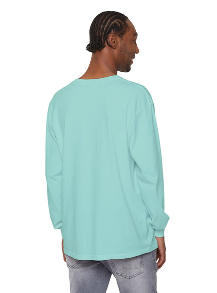 "Tides and Tall Trees" Unisex Garment-dyed Long Sleeve T-Shirt