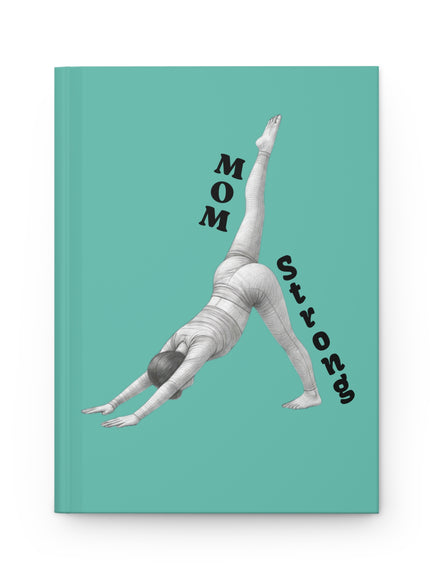 "Mom Strong Pilates" Hardcover Journal Matte