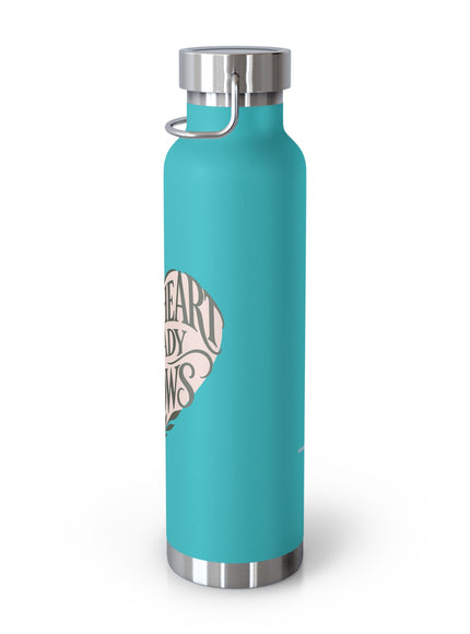 "Your Heart Already Knows" Copper Vacuum Insulated Bottle, 22oz