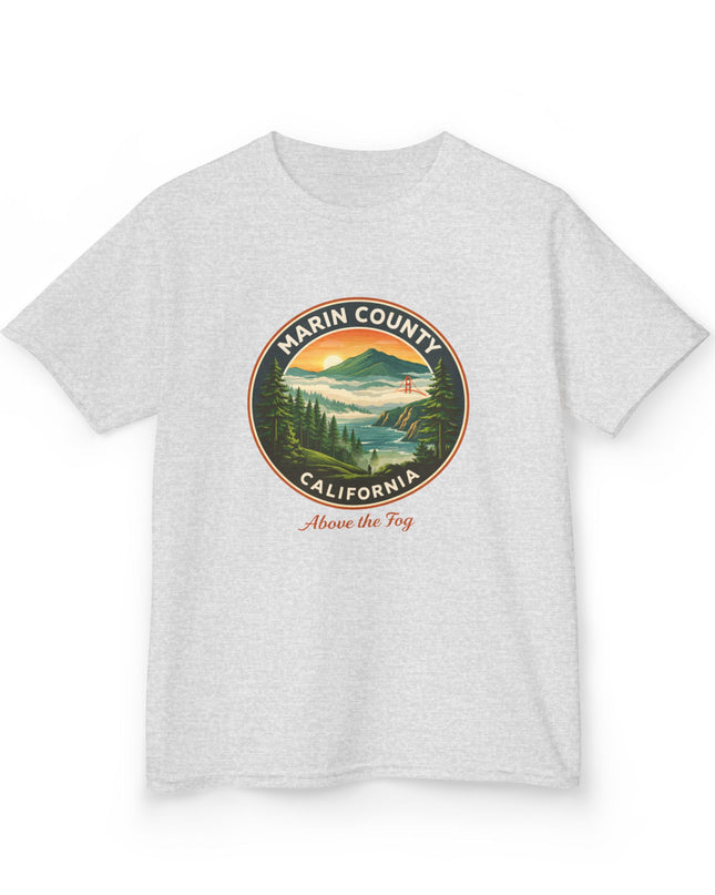 "Marin County, Above the Fog" Kids Heavy Cotton Tee