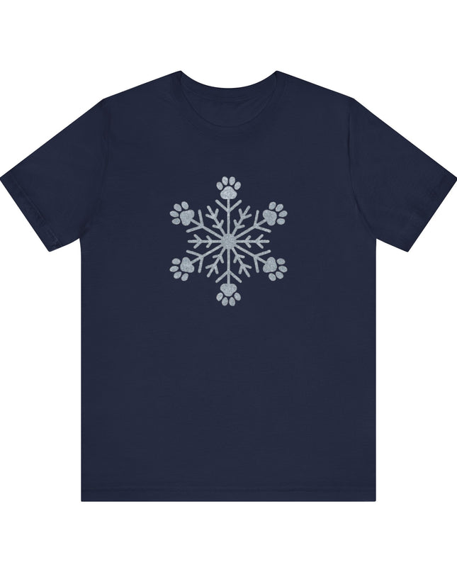 "Snowflake with paws" Unisex Jersey Short Sleeve Tee