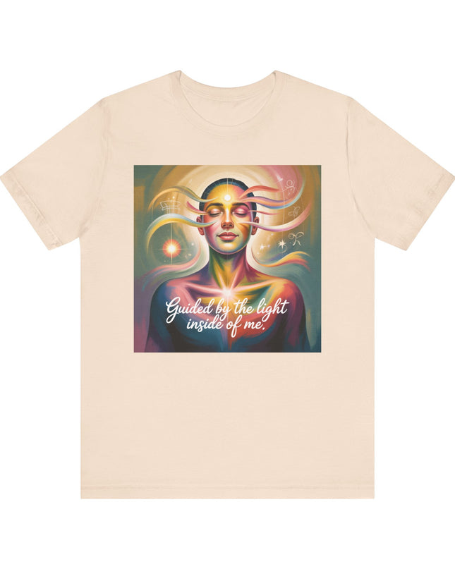 "Guided by the Light Inside of Me" Unisex Jersey Short Sleeve Tee