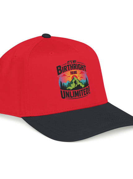 "It's my Birthright to be Unlimited" Mid Profile Baseball Cap