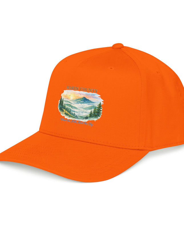 "Marin County, Where the Hills Meet the Sky" Mid Profile Baseball Cap