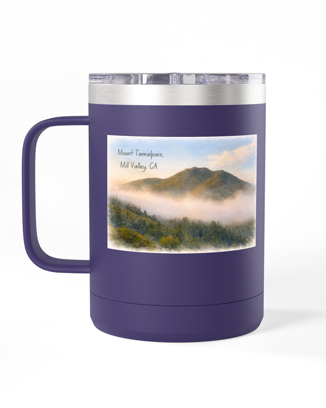 "Mount Tamalpais, Mill Valley, California" Coffee Mug Tumbler, 15oz