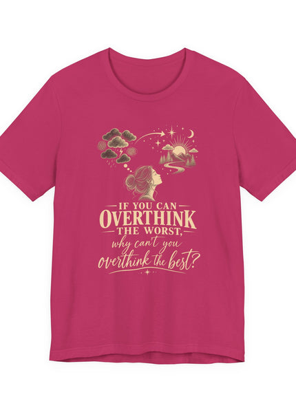 "Overthink" Unisex Jersey Short Sleeve Tee