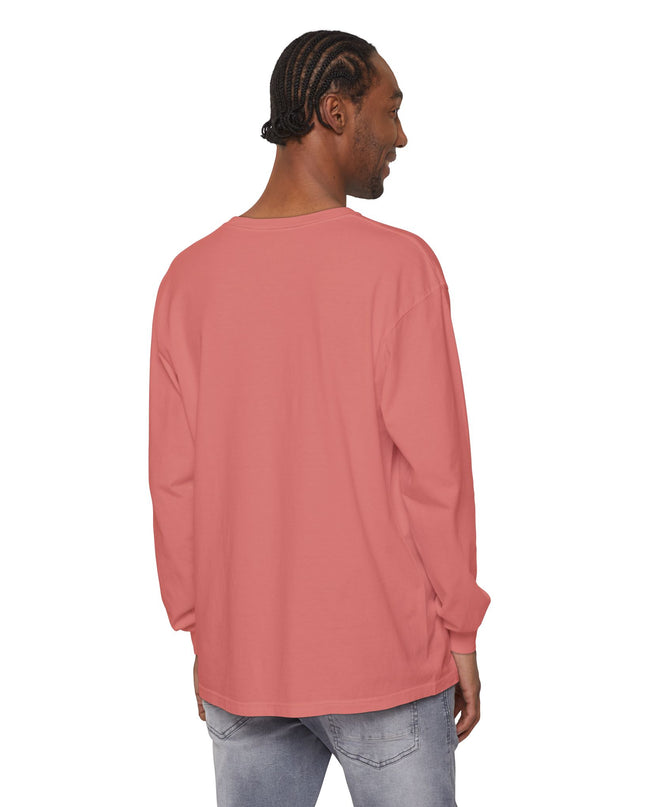 "Be the Rainbow in Someone's Dark Cloud" Unisex Garment-dyed Long Sleeve T-Shirt