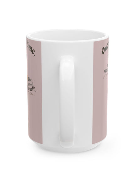 "She Saved Herself" Ceramic Mug, (11oz, 15oz)