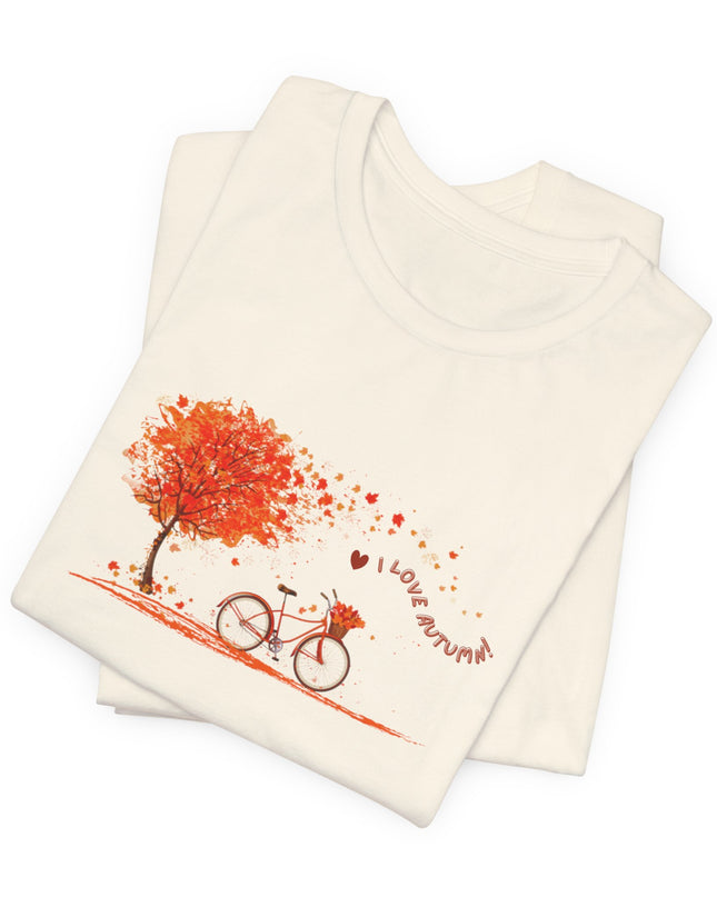 "I Love Autumn" Unisex Jersey Short Sleeve Tee