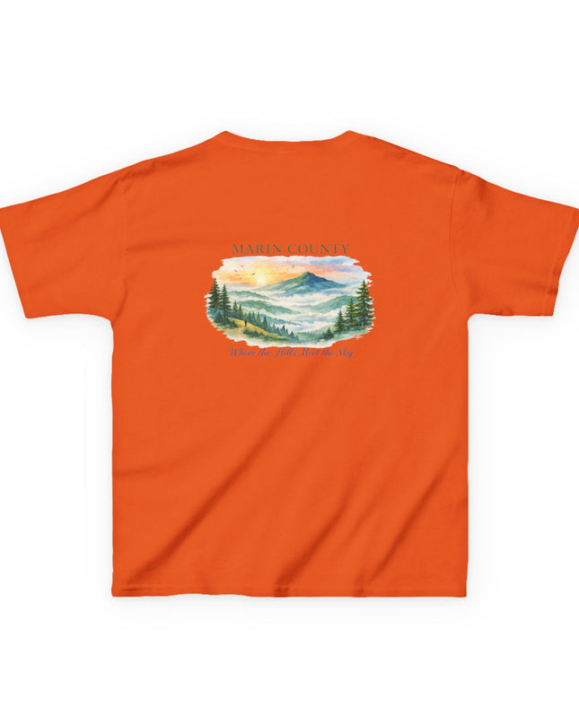 "Marin County, Where the Hills Meet the Sky" Kids Heavy Cotton Tee