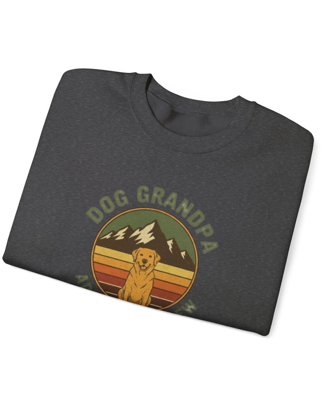 "Dog Grandpa Adventure Crew" Unisex Adult Sweatshirt