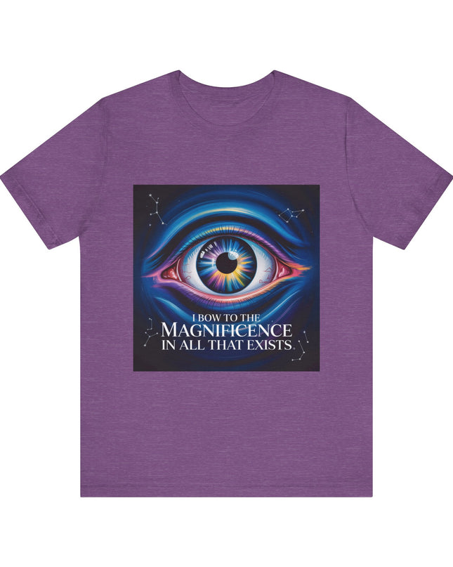 "I Bow to the Magnificence in all that Exists" Men's and Women's Jersey Short Sleeve Tee