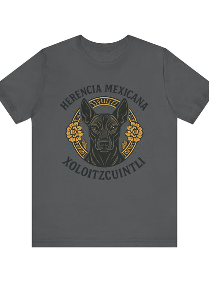"Herencia mexicana - Xoloitzcuintli" Unisex Jersey Short Sleeve Tee