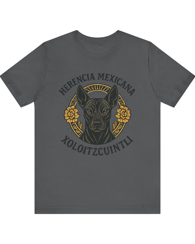 "Herencia mexicana - Xoloitzcuintli" Unisex Jersey Short Sleeve Tee