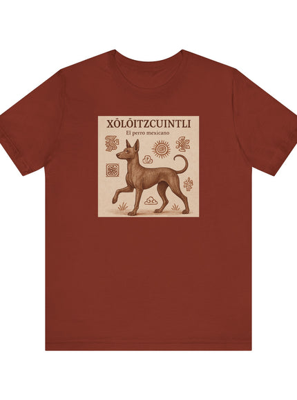 "Xoloitzcuintli - el perro mexicano" Unisex Jersey Short Sleeve Tee
