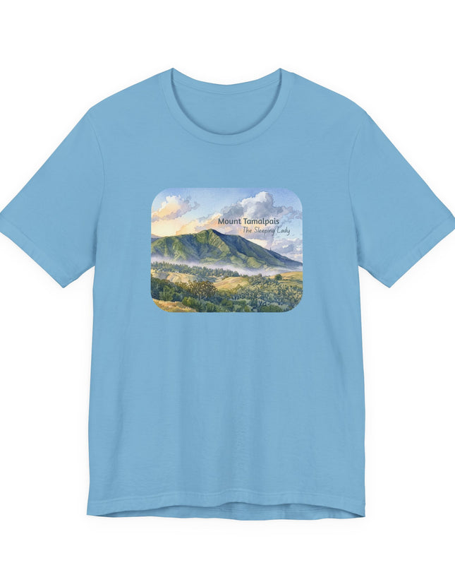"Mount Tamalpais, the Sleeping Lady" Unisex Jersey Short Sleeve Tee