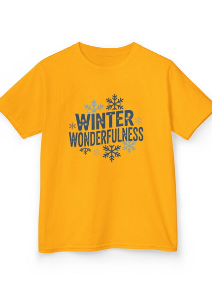 "Winter Wonderfulness" Kids Heavy Cotton Tee