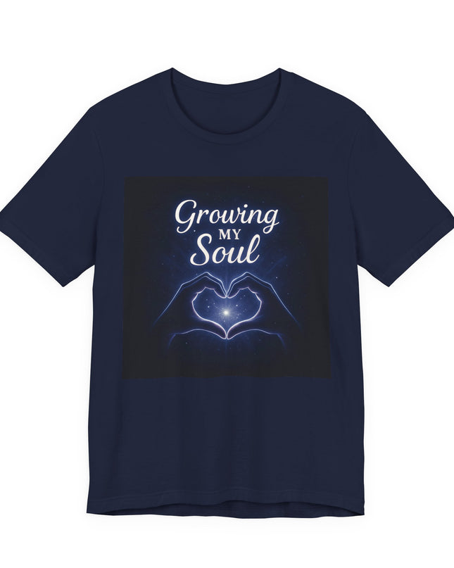 "Growing my soul, blue celestial" Unisex Jersey Short Sleeve Tee